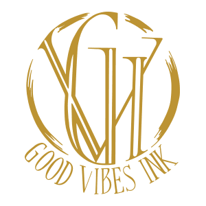 Good Vibes Ink Logo gold